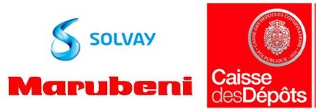Marubeni, Solvay, Caisse des Dépôts
